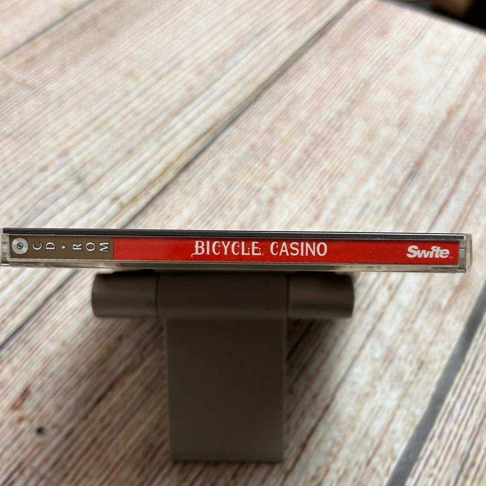 Bicycle Casino Swfte PC CD-ROM Windows 3.1 Poker Blackjack Baccarat 1995